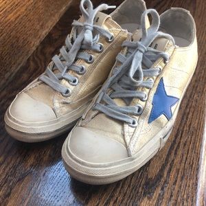 Golden goose vstar 2 sneakers gold size 37